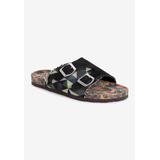 Women's Valerie Terra Turf Sandal by MUK LUKS in Black (Size 11 M)