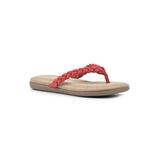 Women's Freedom Thong Sandal by Cliffs in Red Smooth (Size 9 1/2 M)