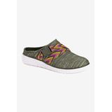 Women's Boardwalk Promenade Clog by MUK LUKS in Green (Size 8 M)