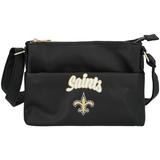 Women's FOCO New Orleans Saints Logo Script Crossbody Handbag
