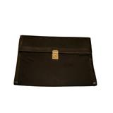 Gucci Accessories | Gucci Black Portfolio Case Briefcase Carrying Leather - Great Condition | Color: Black | Size: Os