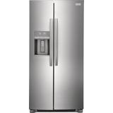 Frigidaire Gallery 22.3-cu ft Counter-depth Side-by-Side Refrigerator with Ice Maker (Smudge-proof Stainless Steel) ENERGY STAR | GRSC2352AF