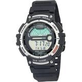 Casio Men s Sports Digital Moon Data 100m Black Resin Watch WS1200H-1AV