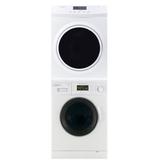 Equator Advanced Appliances Electric Stacked Laundry Center with 1.6-cu ft Washer and 3.5-cu ft Dryer | EW824 N + ED860