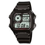 Casio Men's World Time Watch - Black (AE1200WH-1AV)