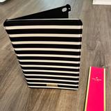 Kate Spade Tablets & Accessories | Kate Spade Folie Hardcase For Ipad Air 2 Black & White Strips | Color: Black/White | Size: Ipad Air2