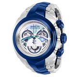 Invicta Reserve S1 Men's Watch w/Mother of Pearl Abalone Dial - 54mm Steel Dark Blue (38866)
