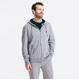 Nautica Men's Nautica Big & Tall Zip-Front Hoodie Stone Grey Heather, LT