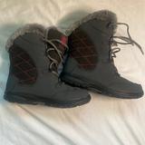 Columbia Shoes | Columbia Ice Maiden Gray Waterproof Snow Boots 5 Youth | Color: Black/Gray | Size: 5g