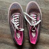 Vans Shoes | Brand New! Authentic Vans Iridescent Glitter Fest Pink Men 9 Women 10.5 | Color: Purple/White | Size: 10.5