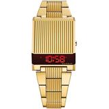Bulova Computron Men's Quartz Gold-tone Digital Led Display 31mm Watch