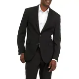 Kenneth Cole Reaction Men's Black Multi Pattern Suit Separate Jacket, 46