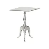 Monroe Lane Traditional Aluminum Accent Table, Silver