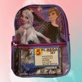 Disney Accessories | Disney Frozen Ii 5 Pc Backpack Set | Color: Blue/Purple | Size: Osbb