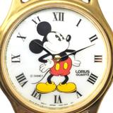 Disney Accessories | Disney X Lorus Mickey Mouse Mother Of Peral Vtg Watch | Color: Brown/White | Size: Os