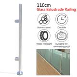 JOYDING 43.3" Railing Post Stainless Steel Handrail End Post Metal, Size 43.3 H x 1.65 W x 1.65 D in | Wayfair JOYDING20224241647