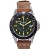 Navi Xl Automatic Watch - Brown - Timex Watches