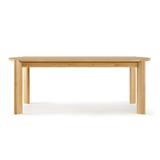 Gus* Modern Bancroft Dining Table Wood in Brown, Size 29.5 H x 82.5 W x 41.5 D in | Wayfair ECDTBANC-WHIOAK