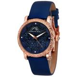 Genevieve Quartz Blue Dial Watch - Blue - Porsamo Bleu Watches