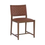 Linon Ruskin Dining Chair, Brown