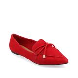Journee Collection Muriel Loafer | Women's | Red | Size 7 | Flats | Loafers