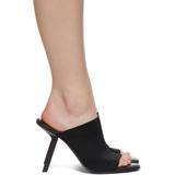 Balenciaga Black Stretch Heeled Sandals