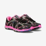 Ryka Influence Training Shoes Black/Pink/Blue Leather 6.0 M Breathable Mesh, Lightweight