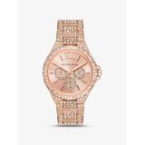 Oversized Camille Pavé Rose Gold-tone Watch