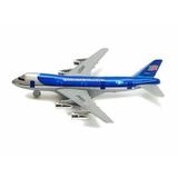 8" Diecast Toy Passenger Airplane Jet 747 Look Alike Plane Pull Back