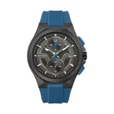 Bulova Men's Maquina Chronograph Blue Strap Watch