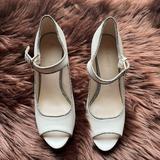 Nine West Shoes | Nine West Carine Mary Jane Heels | Color: Black/Cream | Size: 6