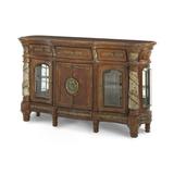 Michael Amini Villa Valencia Sideboard in Classic Chestnut Wood in Brown/Red, Size 41.75 H x 72.0 W x 20.0 D in | Wayfair 72007-55