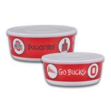Ohio State Buckeyes 2-Pack Container Bowl Set
