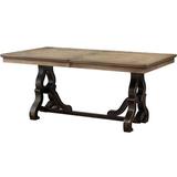 Gracie Oaks Donterrius Dining Table Wood in Brown, Size 30.0 H in | Wayfair 403FB7FC56E64655B05427EE6EB68121