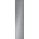 Bosch Benchmark Series Refrigerator/Freezer Door Panel, Stainless Steel in Gray, Size 18.0 H in | Wayfair BFL18IF800