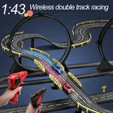 2021Speed Challenge Electric Powered Slot Car Racing Kids Toy Race Track Set Includes 2 Hand