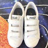 Polo By Ralph Lauren Shoes | Little Boys Easten Ii Ez Stay-Put Closure Casual Sneakers | Color: White | Size: 2b