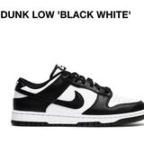 Nike Shoes | Nike Dunk Low W 9.5 M 8 | Color: Black/White | Size: 9.5