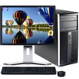 HP Desktop Computer Tower Windows 10 Intel Core i3 Processor 8GB Memory 250GB Hard Drive DVD Wi-fi with a 17 LCD Keyboard and Mouse-Refurbished