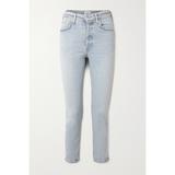 Citizens of Humanity - Jolene High-rise Straight-leg Organic Jeans - Blue