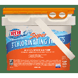 HTH Super 3 Inch Chlorine Tablets for Swimming Pools Pool Chemicals 5 lbs.