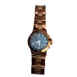 Michael Kors Accessories | Michael Kors Bel Aire Chronograph Watch. Has Some Fading On The Band. | Color: Gold | Size: Os