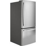 GE Appliances Energy Star 30" Bottom Freezer 21.0 cu. ft. Refrigerator, Stainless Steel, Size 69.88 H x 29.75 W x 36.63 D in | Wayfair GBE21DYKFS