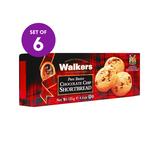 Walker's Shortbread Cookies - Chocolate Chip Shortbread Cookies - Set of 6