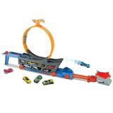 Hot Wheels Stunt & Go Transforming Track with 1 Hot Wheels Vehicle