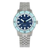 Heritor Edgard Automatic Navy Dial Stainless Steel Men's Watch Hr9104