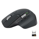 Logitech MX Master 3 Advanced Wireless Mouse, Ultrafast Scrolling, Use on Any Surface, Ergonomic, 4000 DPI, USB-C, Black
