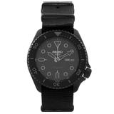 Seiko Men's 5 Sports Watch in Black/Black Nato | END. Clothing
