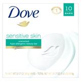 "Dove Bar Soap, Sensitive Skin, 3.17 oz - 10 ct"