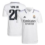 "Men's adidas Vinicius Junior White Real Madrid 2022/23 Home Replica Player Jersey"